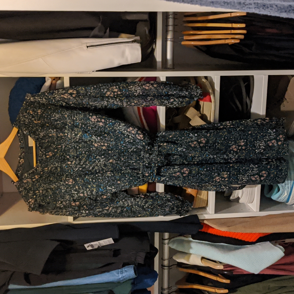 EUC Loft floral dress size 18